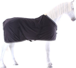 Produktbild von Equithème Chic Stalldecke schwarz/silberfarben