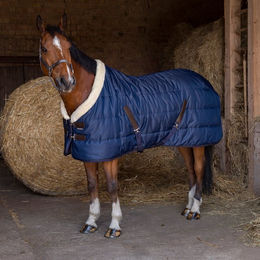 Produktbild von Equithème Teddy Stalldecke 200g marineblau