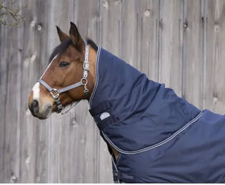 Produktbild von Equithème Tyrex 600D 0g - marineblau - Halsteil