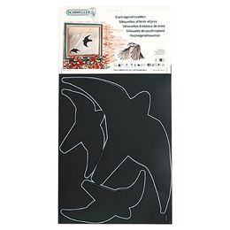 Produktbild von Erdtmanns Greifvogel-Silhouette schwarz