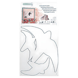 Produktbild von Erdtmanns Greifvogel-Silhouette weiß