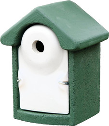 Produktbild von Erdtmanns Nistkasten Holzbeton 28 mm grün - 1 Stk.