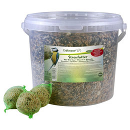 Erdtmanns Streufutter 5 kg im Eimer + 3 Meisenknödel – Bild 1 von 12