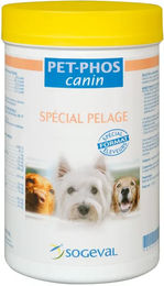 Produktbild von Ergänzungsfutter für die Fellqualität von Hunden Ceva Pet-phos