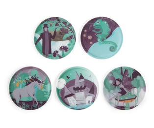 Produktbild von ergobag Klettlogo Zauberwald Set