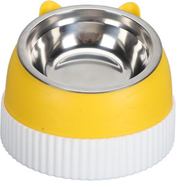 Produktbild von Erhöhter Katzennapf mit 15 Grad Neigung und rutschfestem Kunststoff