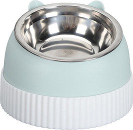 Produktbild von Erhöhter Katzennapf mit 15° Neigung und rutschfestem Kunststoff