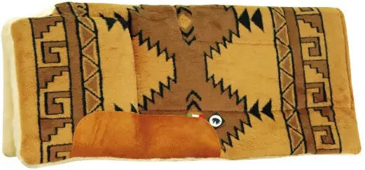 Produktbild von Erhöhter Sattel unterlage für Pferde, reine Wolle, offener Widerrist Burioni western