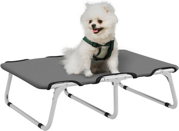 Produktbild von Erhöhtes Hundebett für kleine Hunde Grau