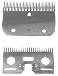 Produktbild von Ersatzmesser Nr. 20 oben 24 Zähne / unten 35 Zähne