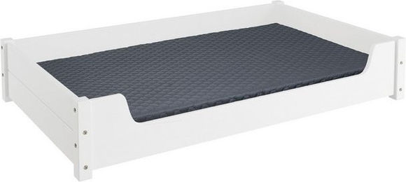 Produktbild von ERST-HOLZ Tierbett Hundesofa XXL für Dogge und Bernhardiner 120x70 cm Kiefer weiß