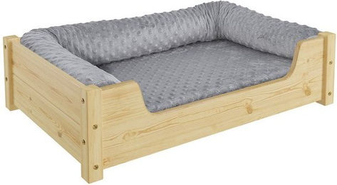 Produktbild von ERST-HOLZ Tierbett Kuscheliges Haustierbett 80x50 cm Kiefer natur