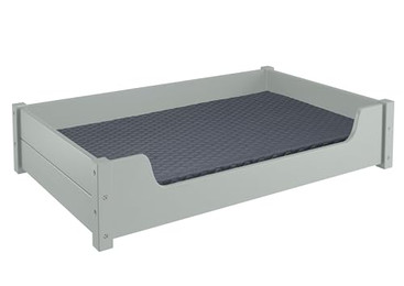 Produktbild von ERST-HOLZ Tierbett Luxuriöses Haustierbett 100x60 cm Kiefer grau