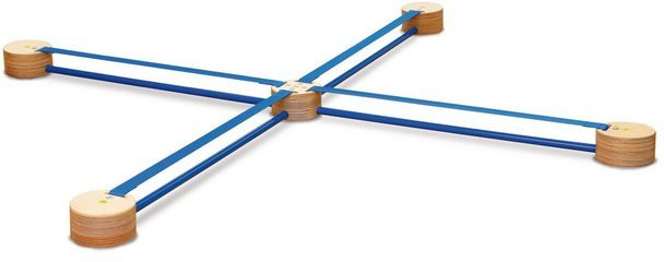 Produktbild von Erzi® Outdoor-Spielzeug Birkensperrholz Set Slackspot Cross