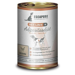 Produktbild von ESCAPURE Adipositasdiät Hähnchen Vet-Diät Alleinfuttermittel für Hunde - 6 x 400 g