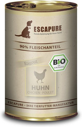 Produktbild von ESCAPURE BIO Huhn Ragout 6x400g