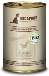 Produktbild von ESCAPURE Nassfutter Hund Bio Adult Huhn - 6 x 400 g