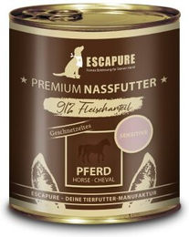 Produktbild von ESCAPURE Nassfutter Hund Sensitive Adult Pferd - 6 x 800 g