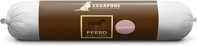 Produktbild von Escapure Nassfutter Wurst mit Pferd - 400 g