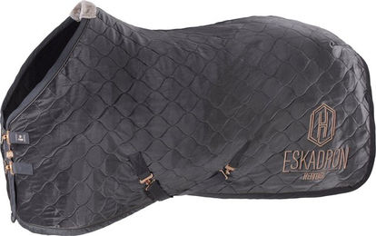 Produktbild von ESKADRON Abschwitzdecke VELVET, basalt grey - 140 cm