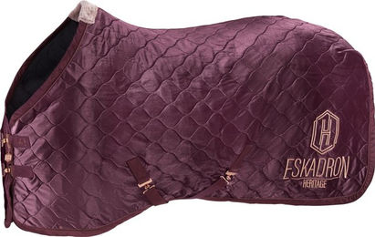 Produktbild von ESKADRON Abschwitzdecke VELVET, cassis - 140 cm
