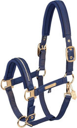 Produktbild von Eskadron Heritage Halfter Glam Crystal Double Pin Almond/Trueblue/vintagegreen