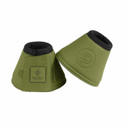 Produktbild von Eskadron Pferde Sprungglocken Faux Leather Moss Green Platinum