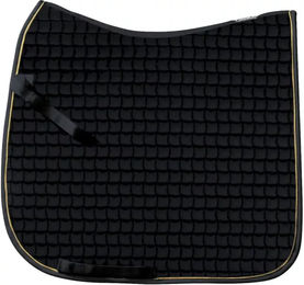 Eskadron Schabracke Baumwolle uni black-gold – Bild 1 von 3