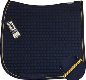 Produktbild von Eskadron Schabracke Baumwolle uni navy-gold