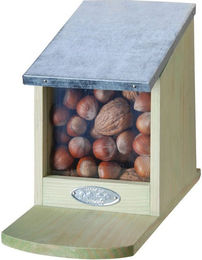 Esschert Design Futterhaus für Eichhörnchen mit Metalldach - 1 Stk. – Bild 1 von 10
