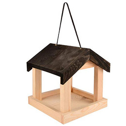 Produktbild von Esschert Design Futterhaus mit Dach, hängend, aus Kieferholz