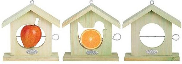 Produktbild von Esschert Design Nistkasten Apfel Futteraufhänger aus Kiefernholz
