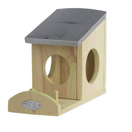 Esschert Design Nistkasten Eichhörnchen Futterhaus aus Kiefernholz mit Zinkdach – Bild 1 von 8
