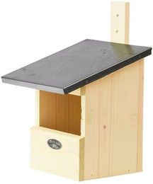 Produktbild von Esschert Design Nistkasten für Rotkehlchen mit Metallabdeckung