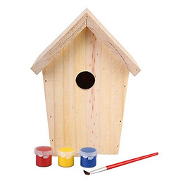 Produktbild von Esschert Design Vogelhaus Bausatz zum Anmalen