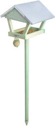 Produktbild von Esschert Design Vogelhaus mit Dach auf Holzstab