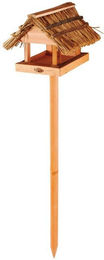 Produktbild von Esschert Design Vogelhaus mit Strohdach und Stab, 2 Stück