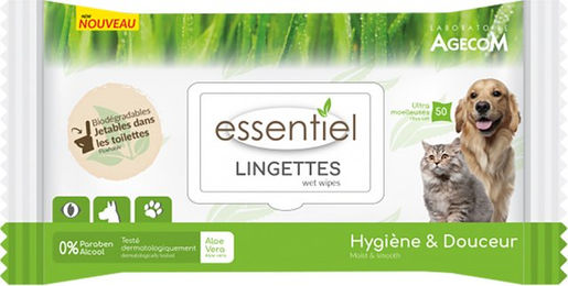 Produktbild von Essentiel Aloe Vera Wipes - 50 Stück