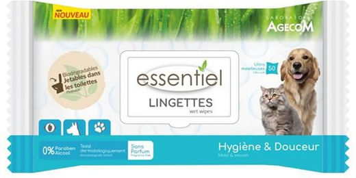 Produktbild von Essentiel Unscented Wipes - 50 Stück