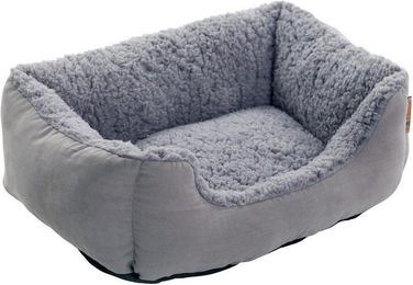 Produktbild von ESTEXO Hundebett Hundekissen Hundekorb 60x48x18 cm Haustierbett Hundesofa Hellgrau