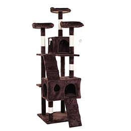 ESTEXO Kratzbaum Katzenbaum Katzenkratzbaum 170 cm Kletterbaum Spielbaum Braun – Bild 1 von 9