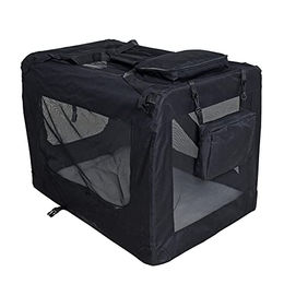 ESTEXO Tiertransportbox Transportbox Hundebox Faltbox XXL Transporttasche faltbar Tierbox Hu – Bild 1 von 10