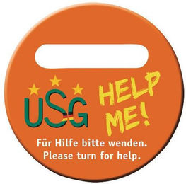 Produktbild von Etiketten USG Usg-help-me Safety Plate