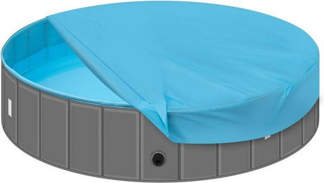 Produktbild von EUGAD faltbarer Hundepool mit Abdeckung aus PVC