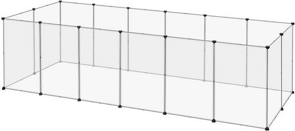Produktbild von EUGAD Freigehege für Kleintiere 302x72x102cm