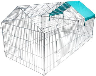 EUGAD Freigehege, mit Dach Ausbruchsperre Sonnenschutz, 220x85x103cm – Bild 1 von 5