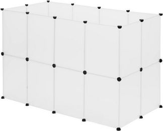 Produktbild von EUGAD Freilaufgehege für Kleintiere aus Kunststoff mit 24 Platten