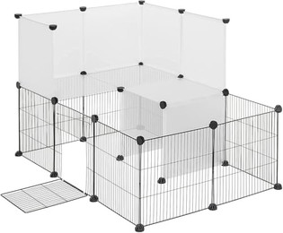 Produktbild von EUGAD Kleintierkäfig Doppelstöckig mit Tür 107x72x72 cm