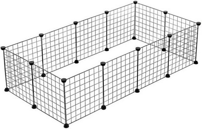 Produktbild von EUGAD Kleintierkäfig Freigehege DIY Laufstall für Kleintiere