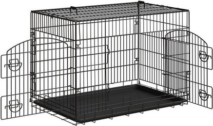 Produktbild von EUGAD Tiertransportbox für große Hunde mit 2 Türen und Bodenwanne